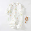 Bodysuit & One Pieces for Boys Girls Newborn Rompers Solid Color 100 Cotton 0-24M Long Sleeve Loungewear Outfit Thin Cute Design