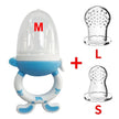 3 In 1 Baby Fruit Feeder Nipple Pacifier Fresh Food Fruit Milk Feeding Bottles Nibbler Learn Feeding Drinking Teething Pacifier
