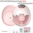 Hands-Free Wearable Breast Pump – Electric, BPA-Free, with Heating & UV Sterilizer | Wireless Upgrade Option