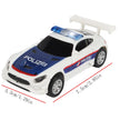 سيارة سباق تناظرية من طراز Carrera Go Scalextric بمقياس 1/64 (1:64) - سيارة سباق كهربائية عالية السرعة - لعبة سيارات سباق الشرطة