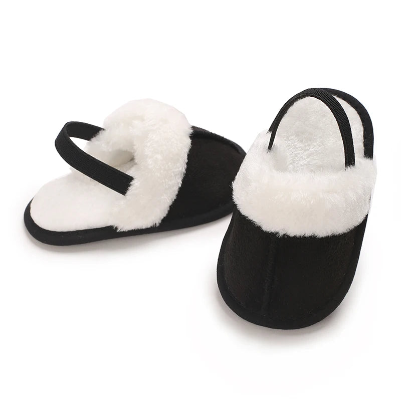 Cozy Plush Baby Slippers (0-18M)