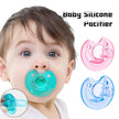 0-3 Years Silicone Round Pacifier Baby Teether Bear Smiley Cat Silicone Pacifier Bisphenol Free Perfect Gift for Newborns