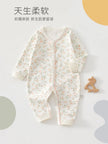 Charming Baby Romper for Spring & Fall, Soft Pure Cotton Onesie, Princess & Prince Style, Perfect Infant Crawling Suit.