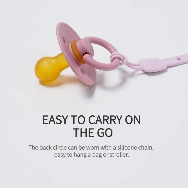1 Pc Baby Latex Pacifier More Soft close to MOM's breast Round baffle variety colors Younger baby pacifier soother