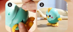 Funny Colorful Chick Reptile Clockwork Crawling Toy Rocky Swing Wind up Toy