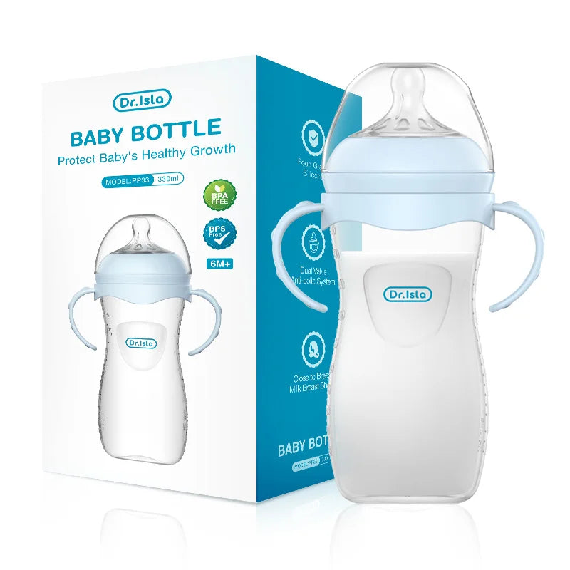 2025 New 150/240/330ML Anti-Choke Baby Bottle Newborn PP Bottles Anti-flatulence Milk Feeding Bottles Infant BPA Free
