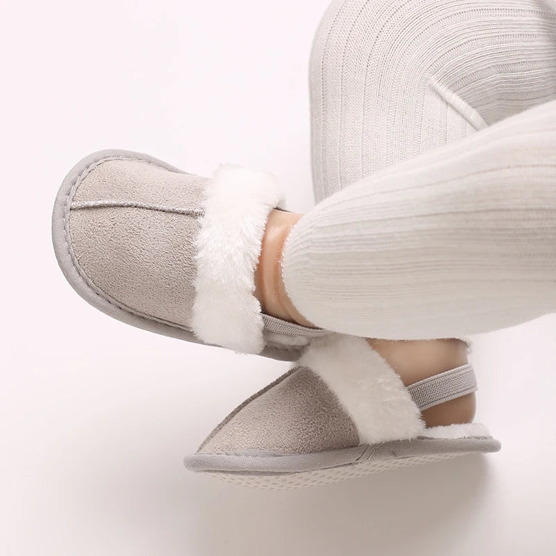 Cozy Plush Baby Slippers (0-18M)