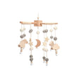 Baby Crib Mobile Bed Bell Rattle Toys Wooden Crochet Stars Pendant Bed Bell Toys Newborn Comfort Crib Bracket Hanging Toys Gifts
