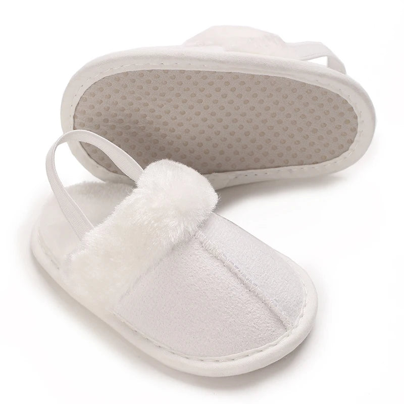 Cozy Plush Baby Slippers (0-18M)
