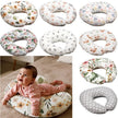 Breathable Stretch Nursing Pillow Cover Detachable Infant Support Cushion Versatile Baby Sitting Aid for Home/Travel 0-12 Months