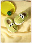 Cheerful Mario Children's winter cotton slippers Cartoon animals indoor soft and comfortable cotton shoes