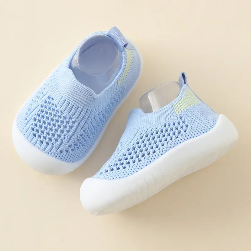 Breathable Mesh Toddler Sneakers (0-3T)