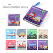Soft Baby Books toys Montessori 3D Touch Feel High Contrast Cloth Book Sensory Early Learning games for kids Educational toys