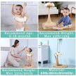 Baby Standing Bath Adjustable Height hildren's Bath Device Bath Stand Folding Shower for New born 0-6 Months Infants
