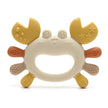 Crab-Shaped Baby Teether  Food-Grade Silicone Teething Toy  BPA-Free Chillable Infant Teether for Sore Gums 0-24 Months