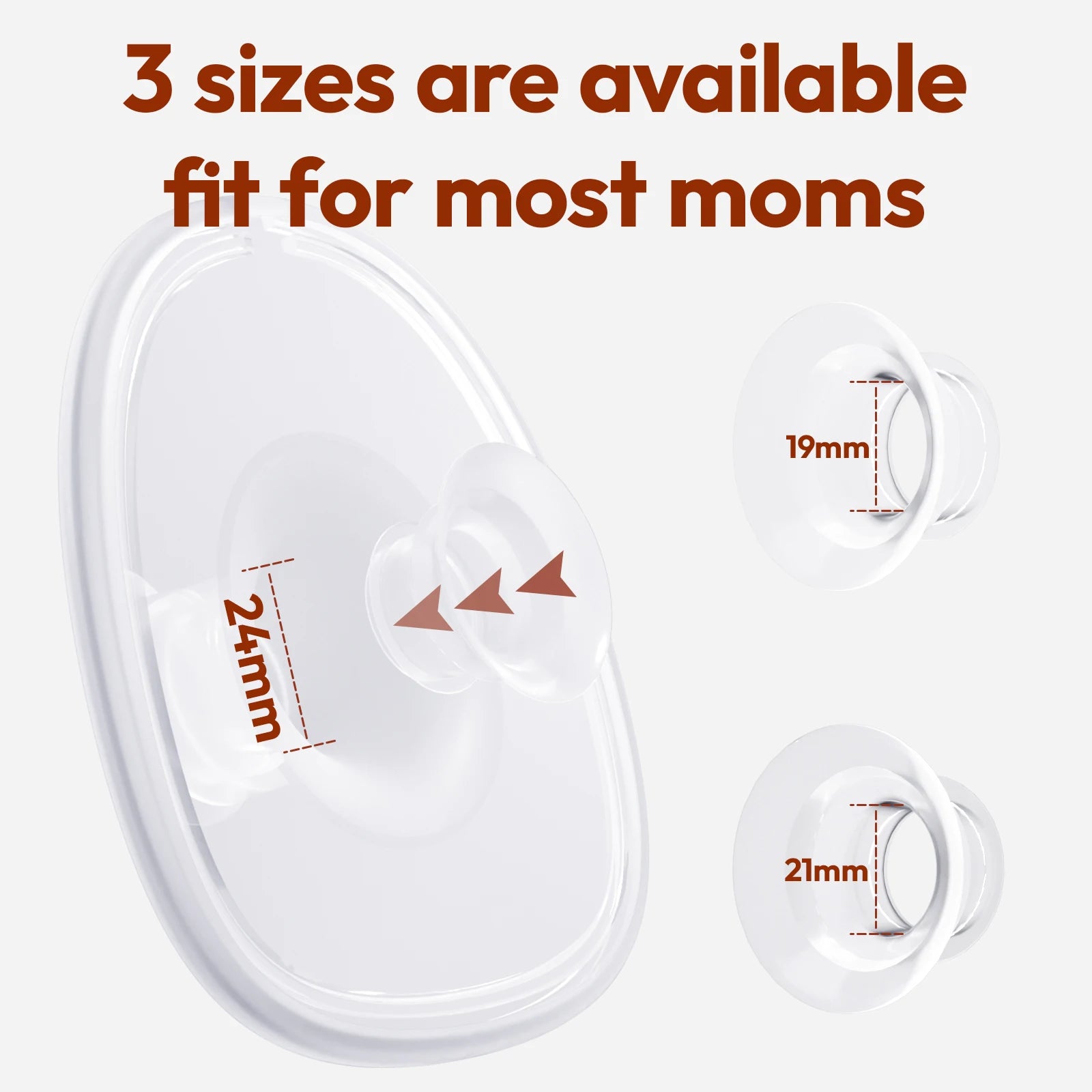 NCVI Electric Breast Pump,Hands-Free breastfeeding Pump with 4 Modes & 9 Levels,Low Noise,19/21/24mm flanges