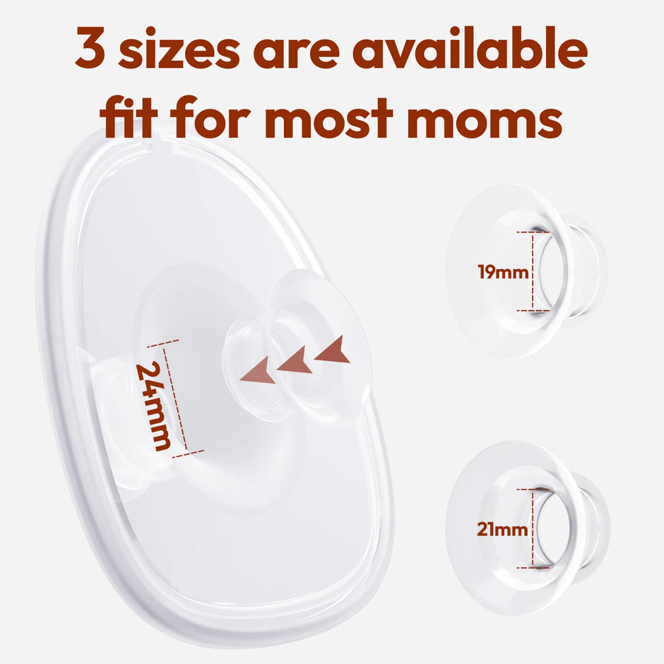 NCVI Electric Breast Pump,Hands-Free breastfeeding Pump with 4 Modes & 9 Levels,Low Noise,19/21/24mm flanges