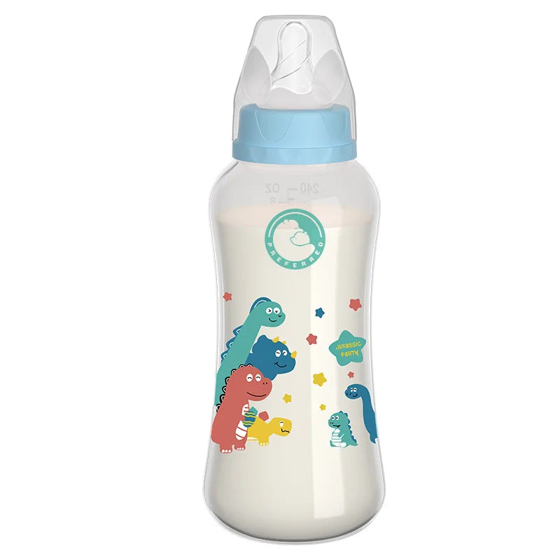 MAMIJOY Baby Bottle Milk Bottle 150/240ml Baby Milk Bottle Silicone Pacifier BPA Free Newborn Baby Bottles BB01