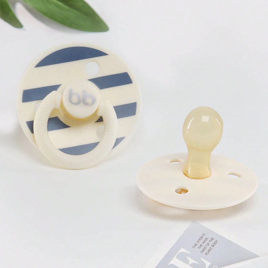 1 Pc Baby Latex Pacifier More Soft close to MOM's breast Round baffle variety colors Younger baby pacifier soother