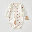 Baby Clothes Bodysuit&One Pieces Boys Girls Newborn Rompers Solid Color 100 Cotton 0-24M Long Sleeve Loungewear Outfit