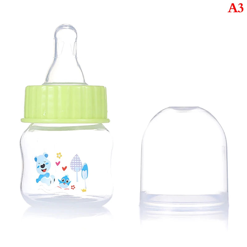 50ML Baby Newborn Mini Portable Feeding Nursing Bottle BPA Free Safe Infant Nursing Nipple Care Feeder Fruit Juice Milk Bottles