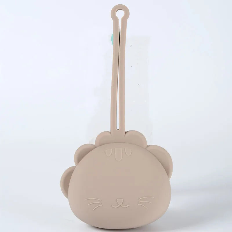Pacifier Storage CasePortable Baby Pacifier Storage CaseSilicone Storage CasePacifier Drop-proof Case with Lanyard