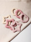 New star silicone teether Food Grade heart baby Teething toy