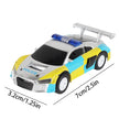 سيارة سباق تناظرية من طراز Carrera Go Scalextric بمقياس 1/64 (1:64) - سيارة سباق كهربائية عالية السرعة - لعبة سيارات سباق الشرطة