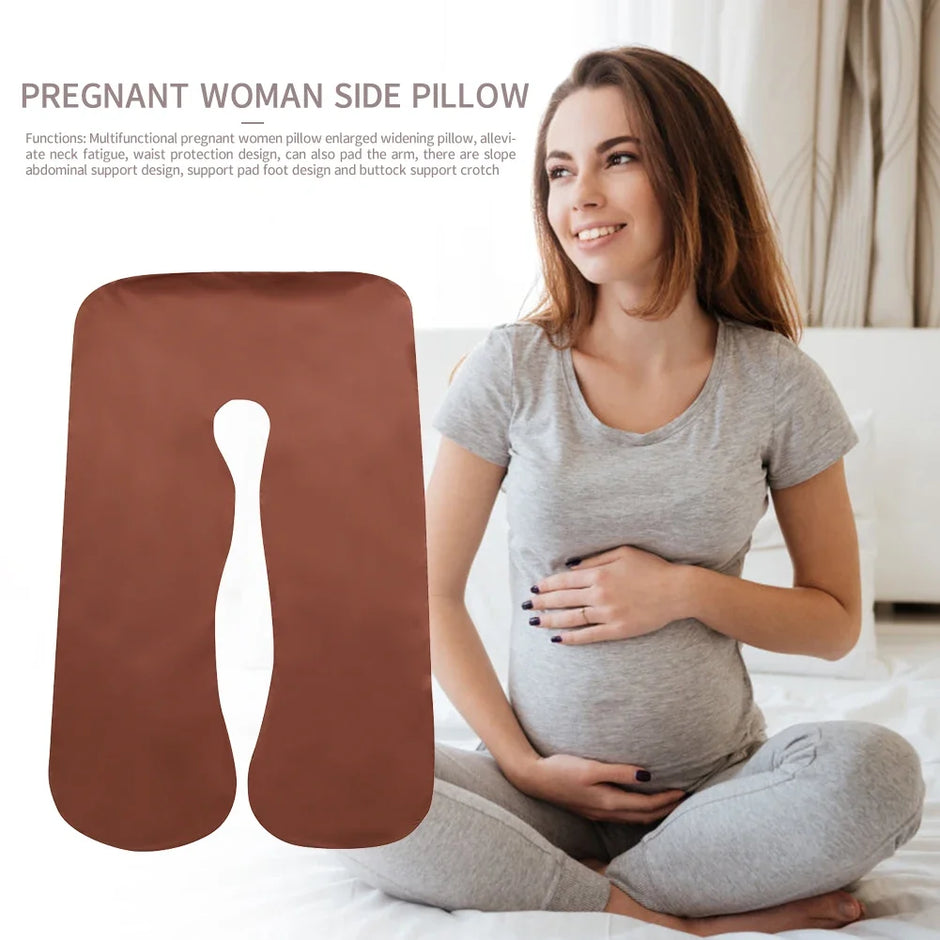 Maternity Pillow Case Pure Cotton Cover U-Type for Pregnancy Women