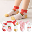 5 PAir Set Children Socks Summer Fishnet Boy Socks Spring Summer Thin Mesh Boat Socks Boys Girls Short Socks