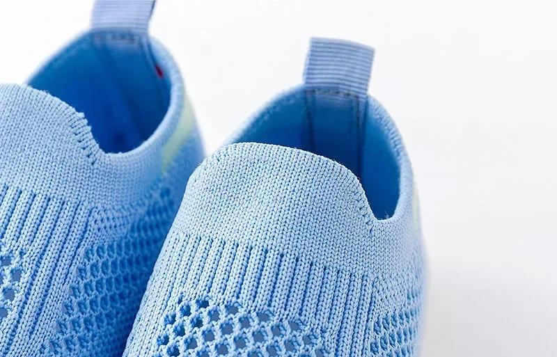 Breathable Mesh Toddler Sneakers (0-3T)