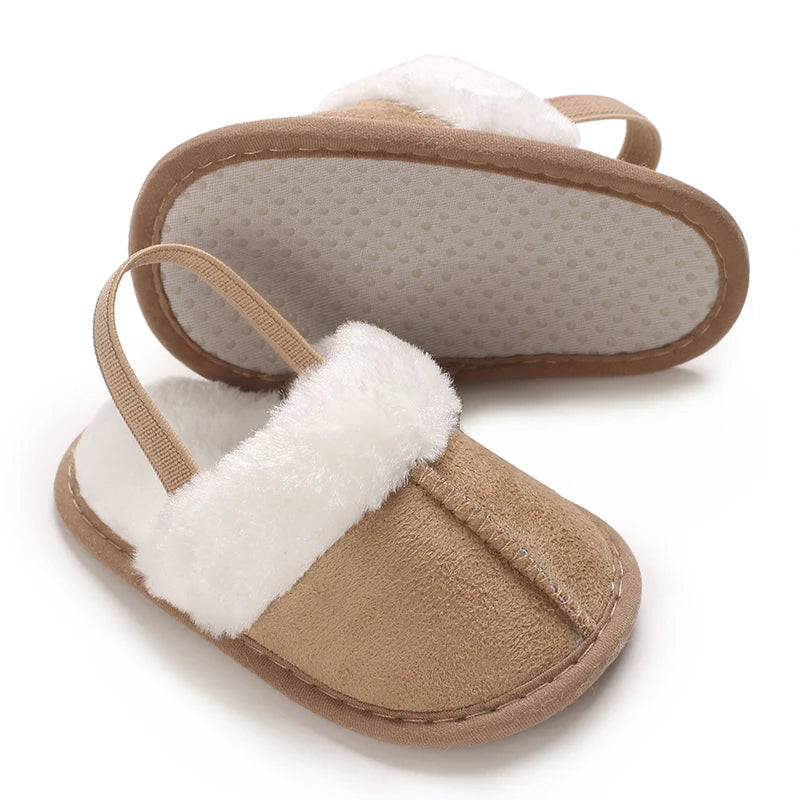 Cozy Plush Baby Slippers (0-18M)