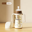 300ml Baby Drinking Cup Feeding Bottle With Straw Gravity Ball Wide Caliber Drinking Milk Water Bottle With Handle