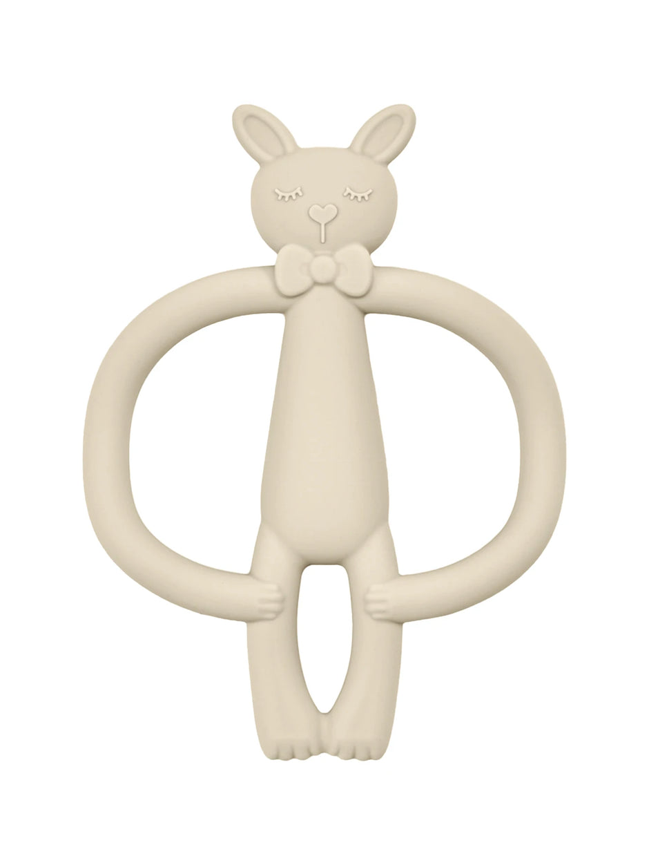 Color Kids 1PCS Silicone Teether Toys Baby Nursing Teether Gifts Newborn Cartoon Rabbit Teether Toys Teething Infant Chewing Toy