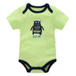 New Baby Boy Clothes Summer 100%Cotton Blue Grey Tie Print Three Piece Short Sleeve Bodysuit Pants vetements bebe For 0-12M