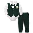 Baby Boy Baptism Outfit Infant First Easter Church Christening Suit Set Toddler Formal Wedding Birthday Party Gift Clothes