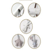 New Hanging Bed Rabbit Baby Hand Bell Safety Seat Plush Toy Multifunctional Plush Toy Stroller Mobile Gifts