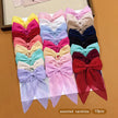 10 colors of random bow hair clips suitable for daily use as hair accessories