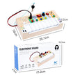 Montessori Busy Board Children Toys Led Light Switch Simulate Car Steering Wheel Travel Activities Sensory Game Educational Toys