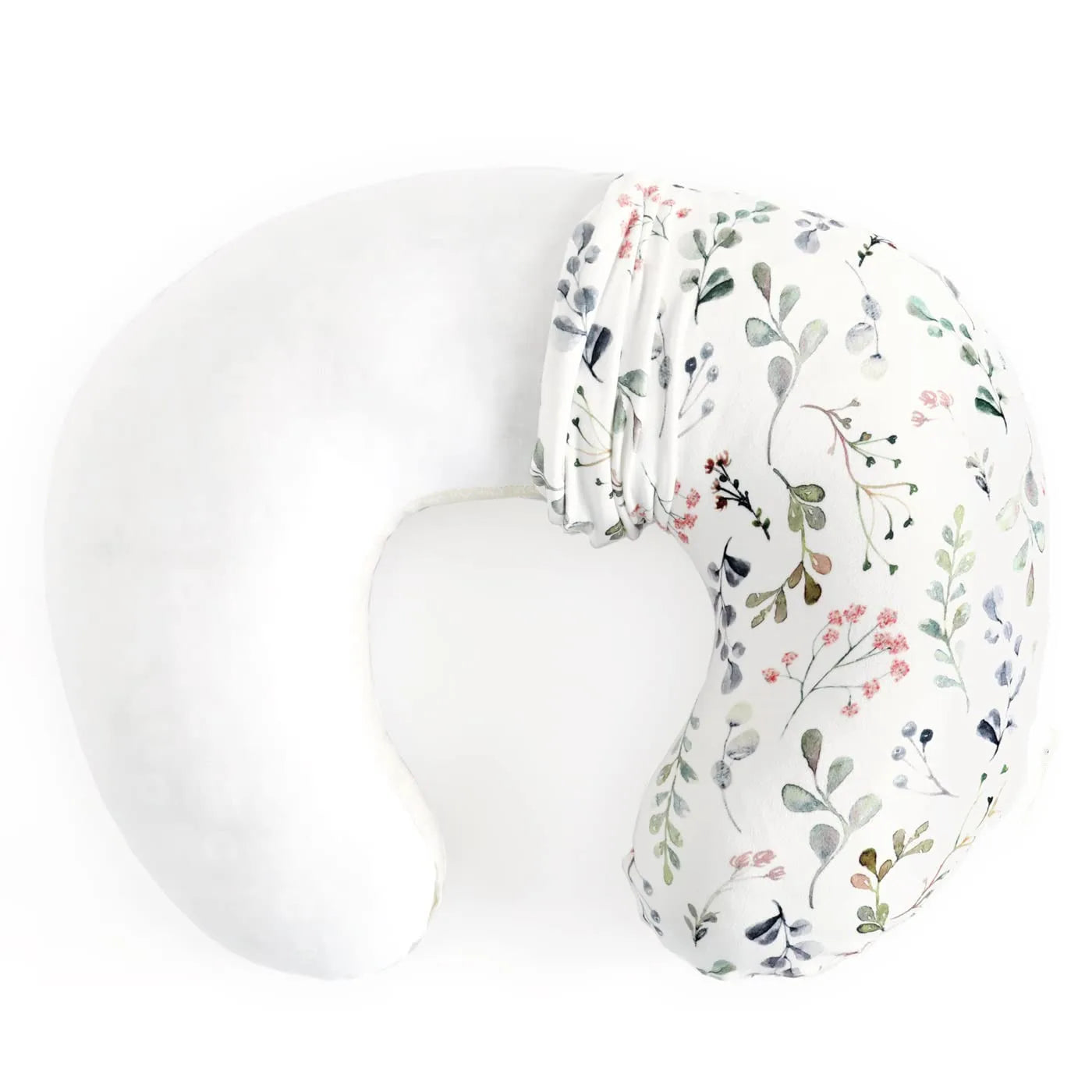 Breathable Stretch Nursing Pillow Cover Detachable Infant Support Cushion Versatile Baby Sitting Aid for Home/Travel 0-12 Months