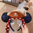 Disney Princess Headband Mickey Ear Rapunzel Snow White Sequin Bow Hair Hoop Gift Girl Accessories Halloween Gift Christmas Jack