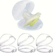 Transparent Pacifier Case Pacifier Holder Box BPA-Free Nipple Shield Case for Travel and Home