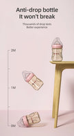 Oberni 150ml+180ml PPSU Imitated Breast Baby Milk Bottle set Anti bloating 0-6 Newborn Baby Bottle With Resistant to Falling
