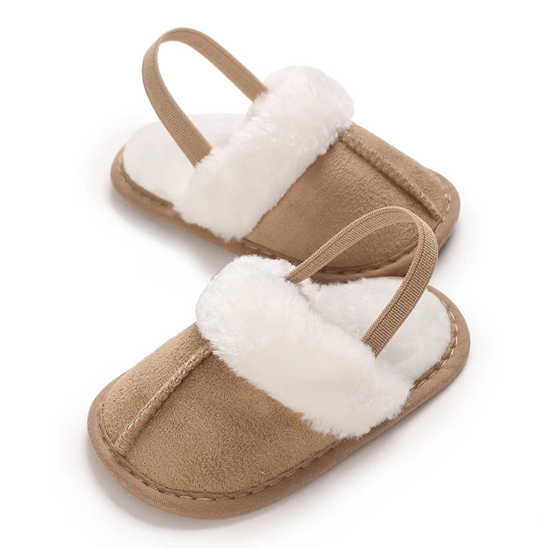 Cozy Plush Baby Slippers (0-18M)