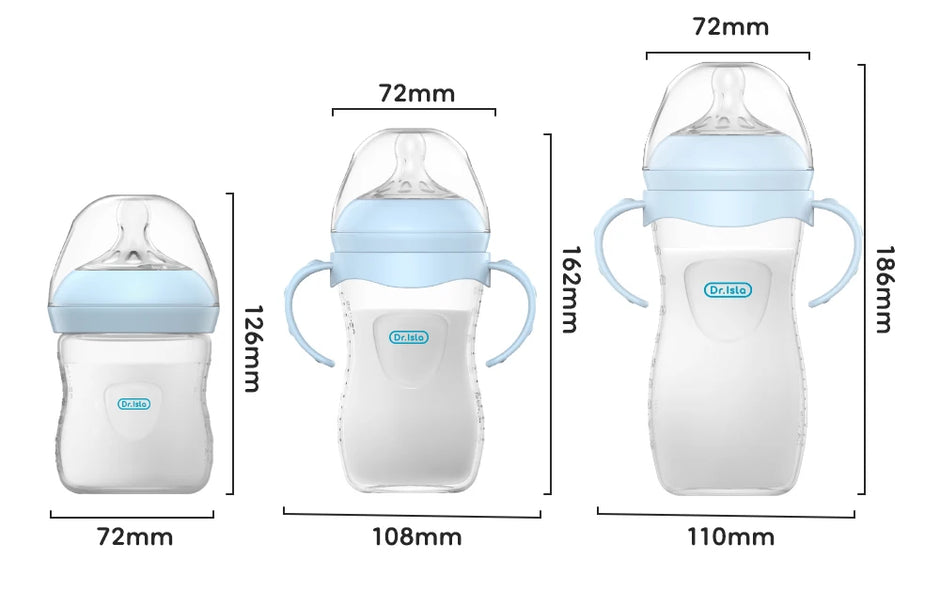 2025 New 150/240/330ML Anti-Choke Baby Bottle Newborn PP Bottles Anti-flatulence Milk Feeding Bottles Infant BPA Free