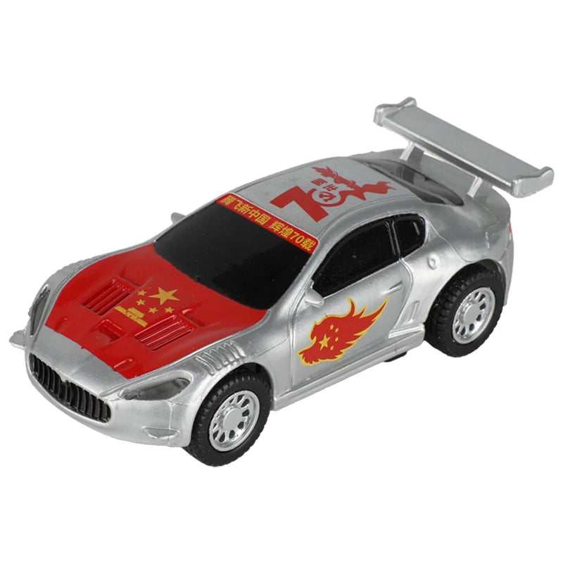 سيارة سباق تناظرية من طراز Carrera Go Scalextric بمقياس 1/64 (1:64) - سيارة سباق كهربائية عالية السرعة - لعبة سيارات سباق الشرطة