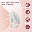M9 Full Set Breast Replacement Part for Momcozy Upgraded Mobile Flow | Upgraded M9,  24mm Flange, Red Valve, Red Diaphragm