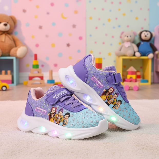 Kids' LED Glowing Sneakers – Breathable Mesh Animated Shoes for Boys & Girls