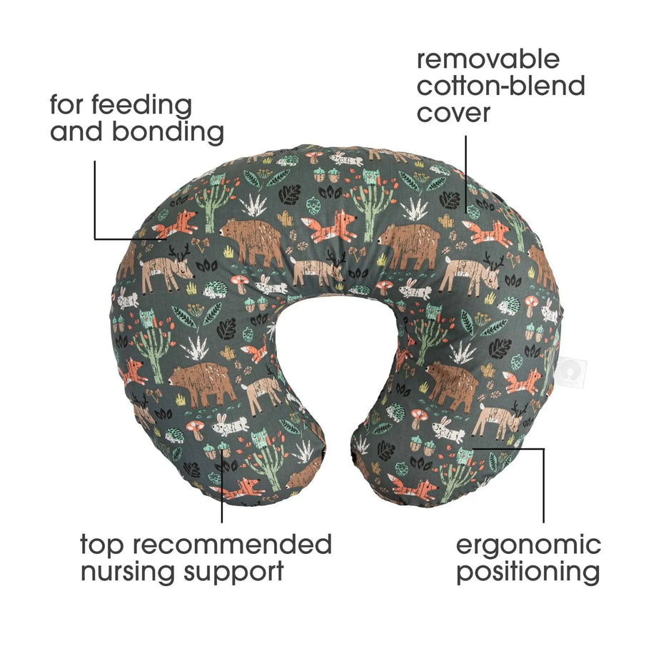 Breathable Stretch Nursing Pillow Cover Detachable Infant Support Cushion Versatile Baby Sitting Aid for Home/Travel 0-12 Months