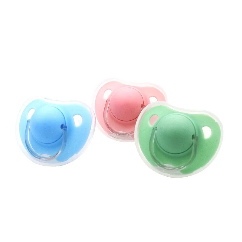 2pcs/pack Baby Pacifier Soother with Cover for Daily and Night Use